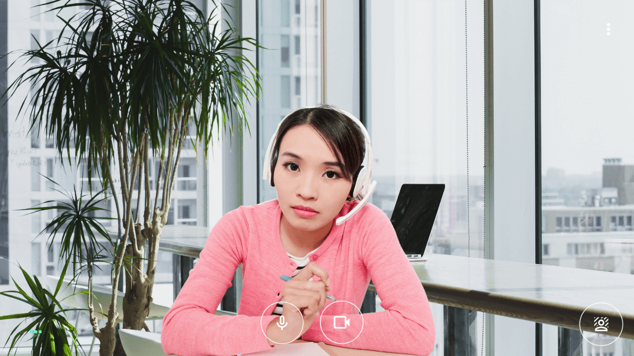 Google Meet Custom Office Background