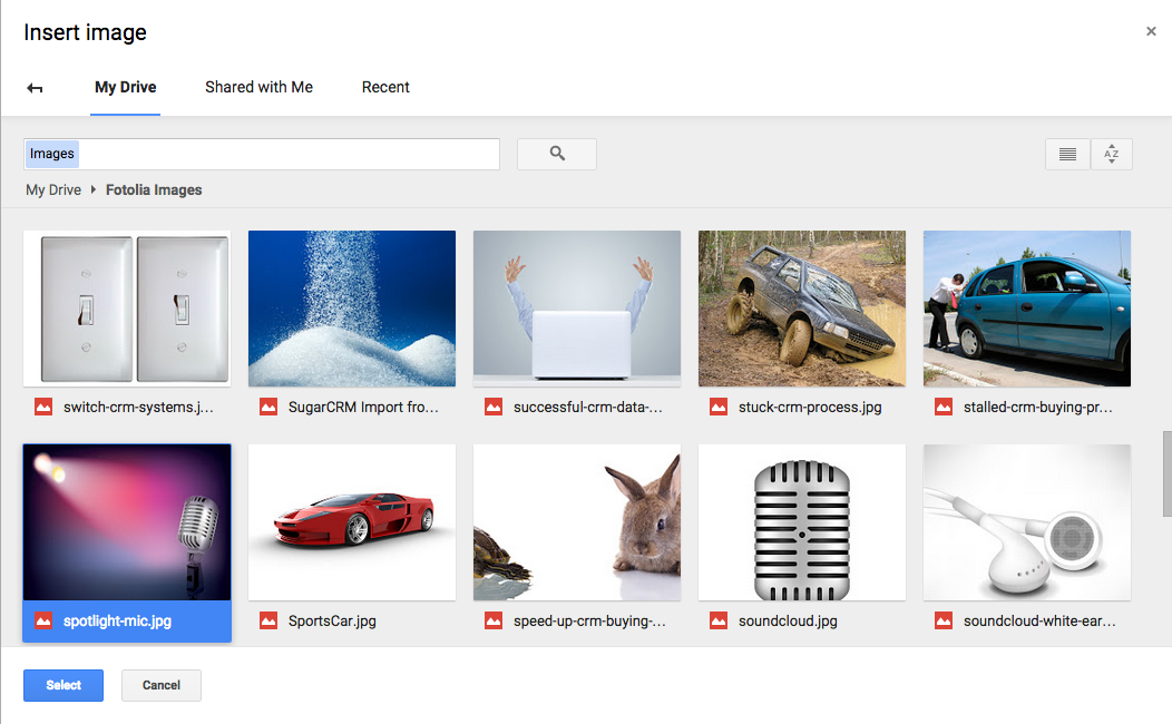 Insert Image from Google Drive into a Google Slide