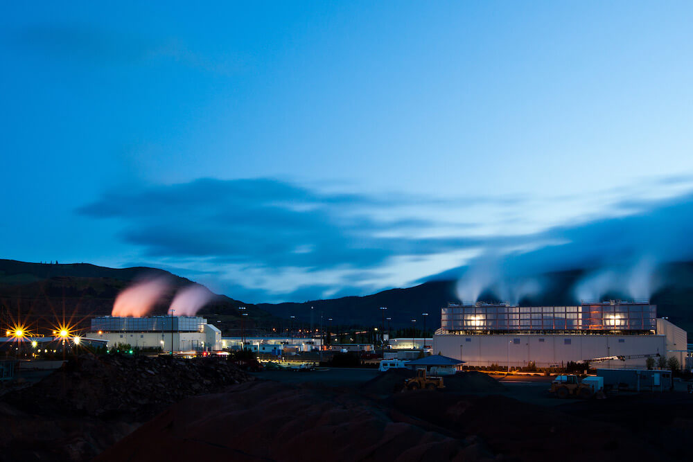 Google Data Center Cooling Towers