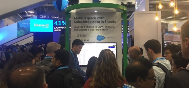 Google Booth at Dreamforce 2018