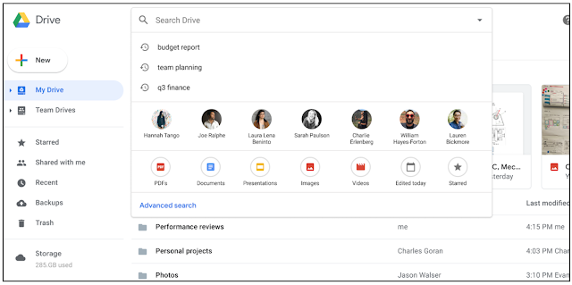 Intelligent Search Google Drive