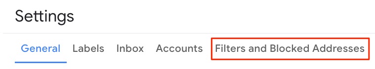 Gmail Filters and Blocked Email Addresses