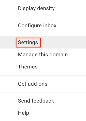 Gmail Settings