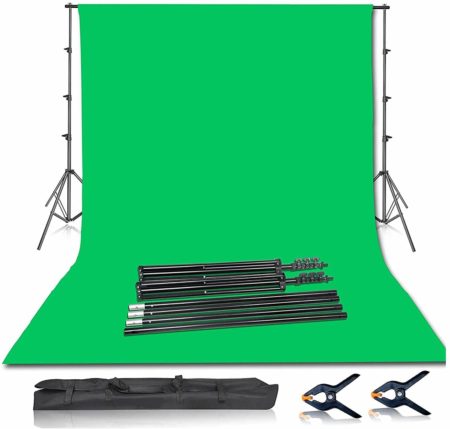 Green Screen Muslin With Stand