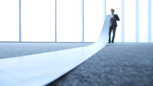 Man With Pageless Document