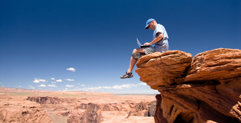 Man Working on Google Workspace Individual