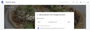 Connect a Google Site to Google Domains