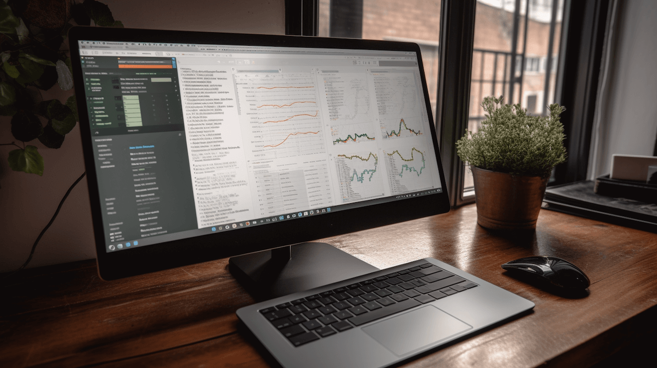 Google Sheets on Desktop Computer