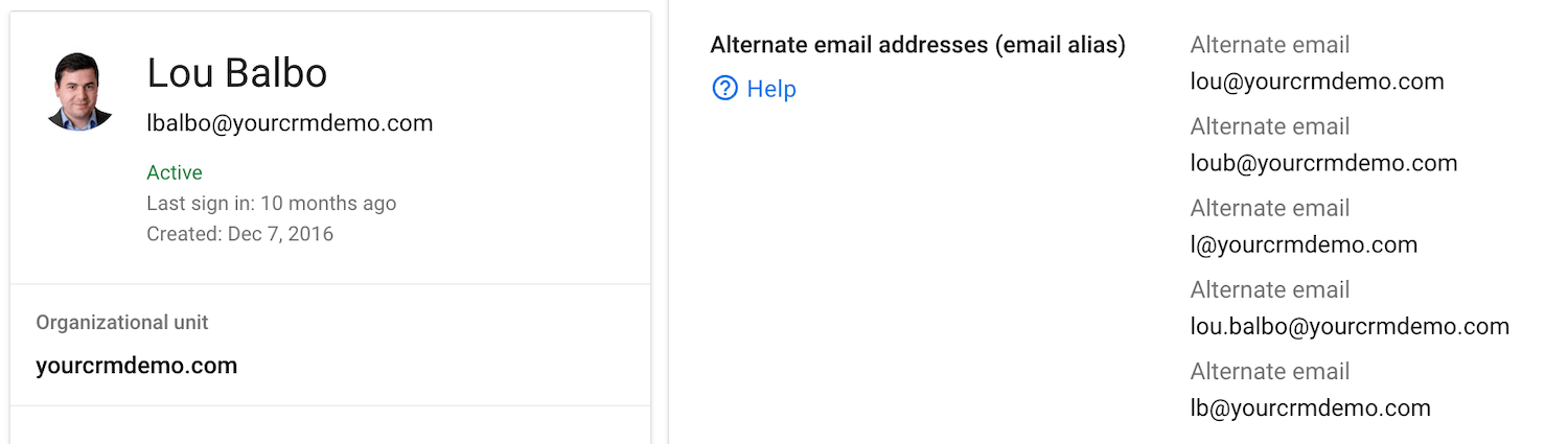 Google Workspace Email Aliases